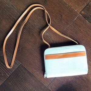 Adorable Wicker-Like Long Drop Shoulder Bag